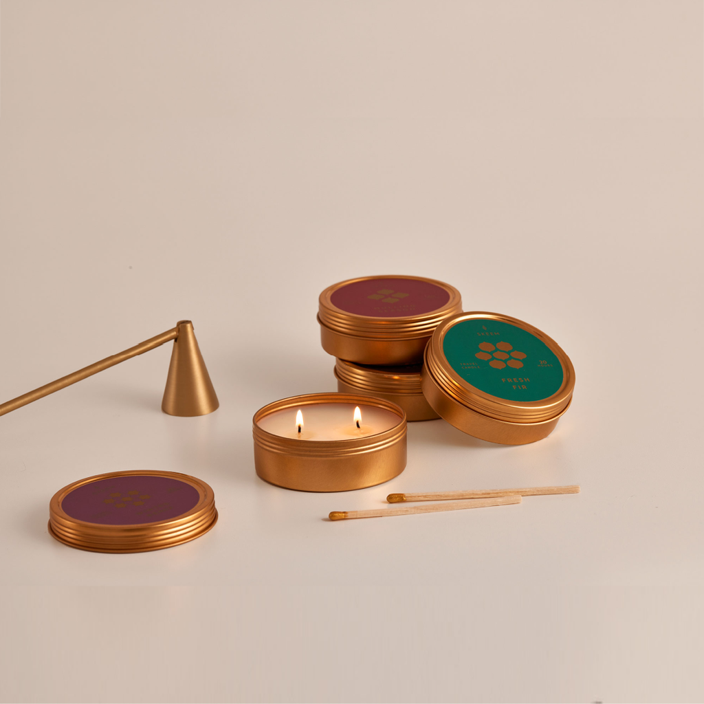 Brass Candle Snuffer, Matte Gold