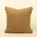 20x20 Corduroy Scallop Pillow, Gold