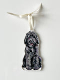 "Goldendoodle Chocolate Shaggy" ornament