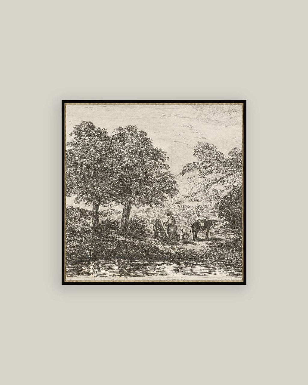 Landscape with Family under Tree