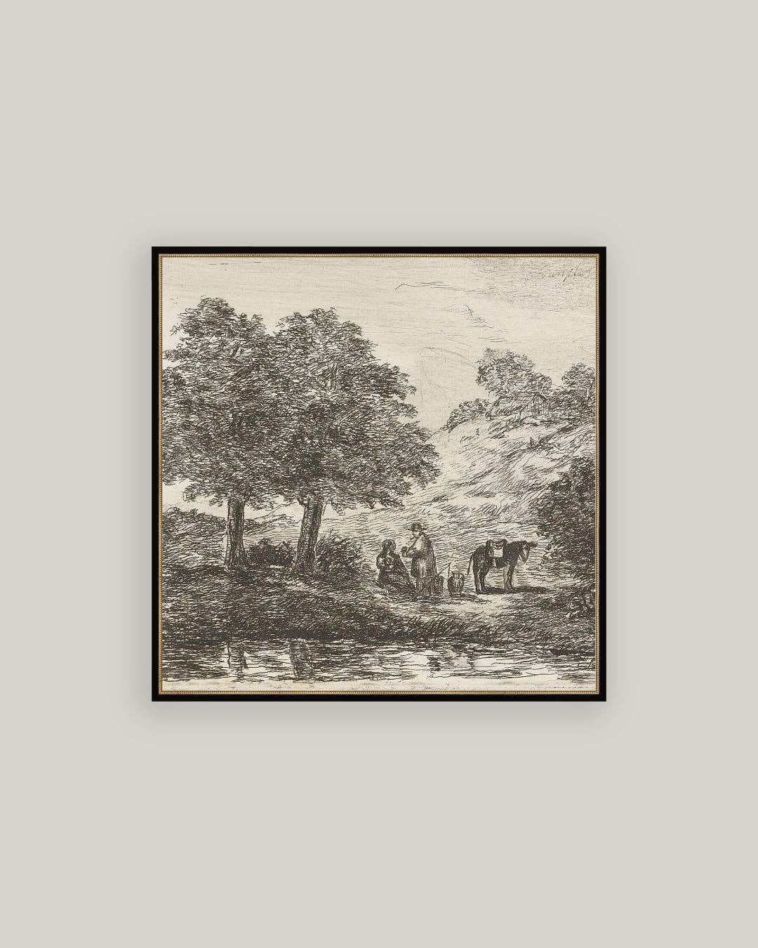 Landscape with Family under Tree