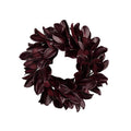 Magnolia Leaf Wreath Merlot 27 Inch