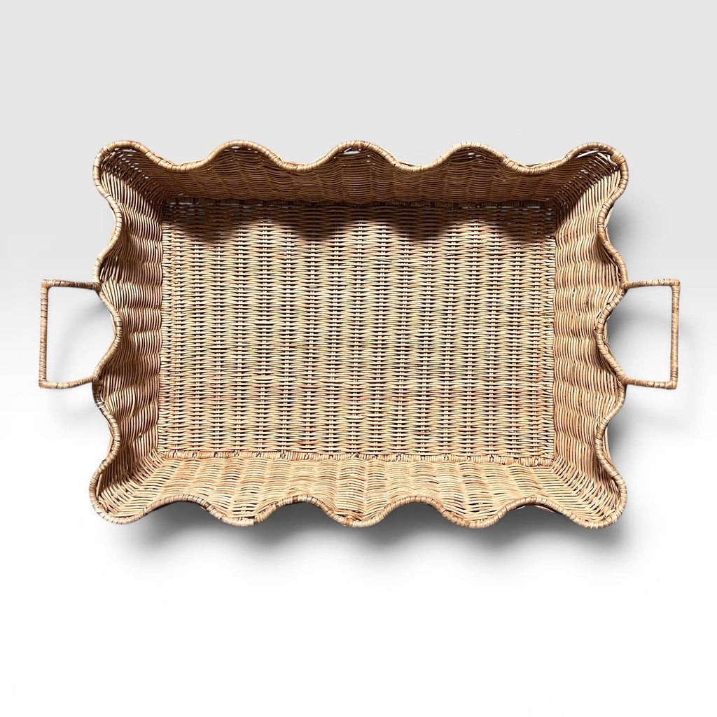 Large Scalloped Tray