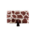 Silk Velvet Ikat Clutch