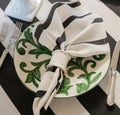 Napkin Large, Portofino Bold Stripe, Black