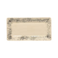 Rect. tray, Cream