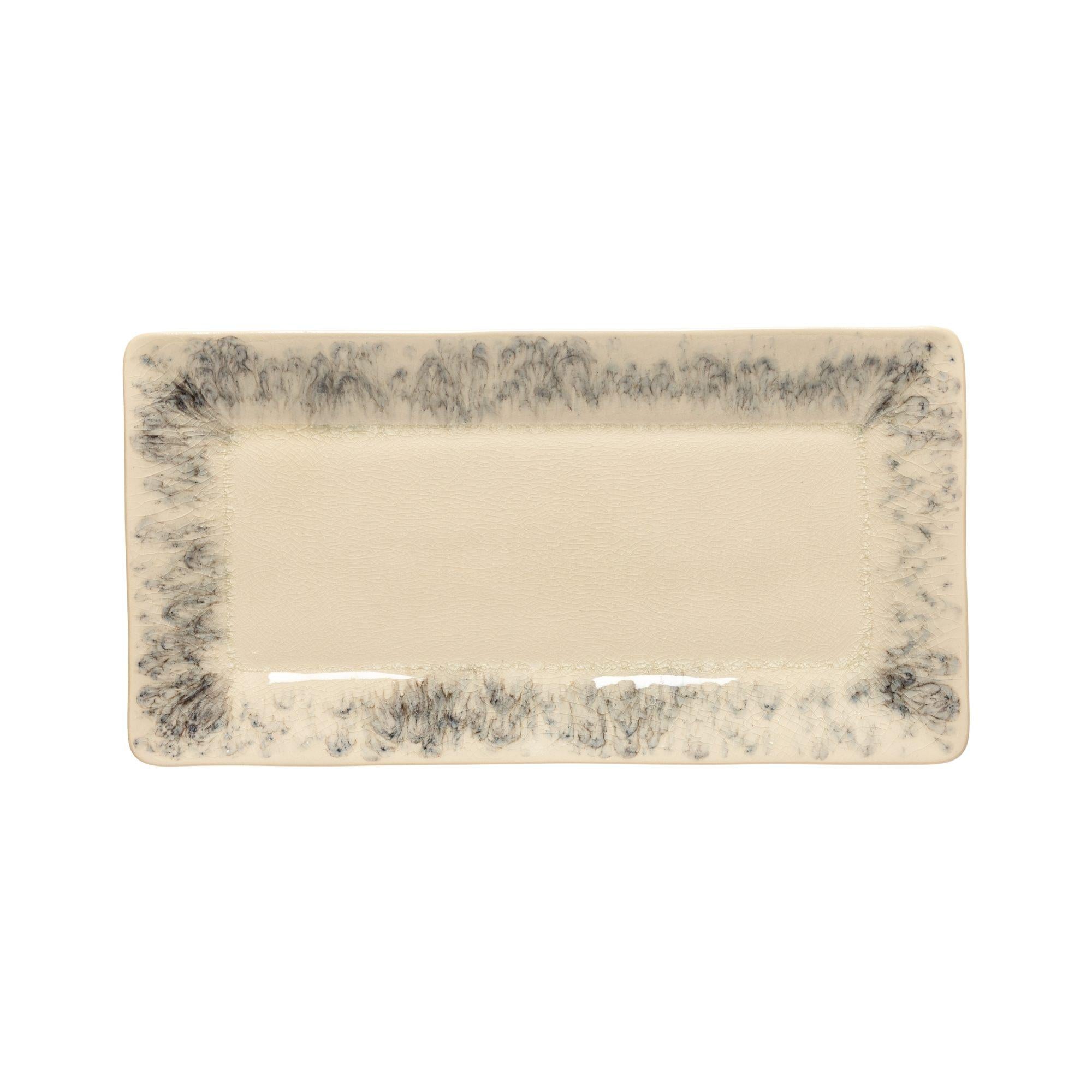 Rect. tray, Cream