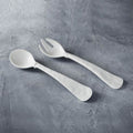 Nube Large Salad Servers (White)