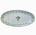 Burano Oval Platter, Green
