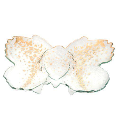 18 x 14" butterfly chip &amp; dip server