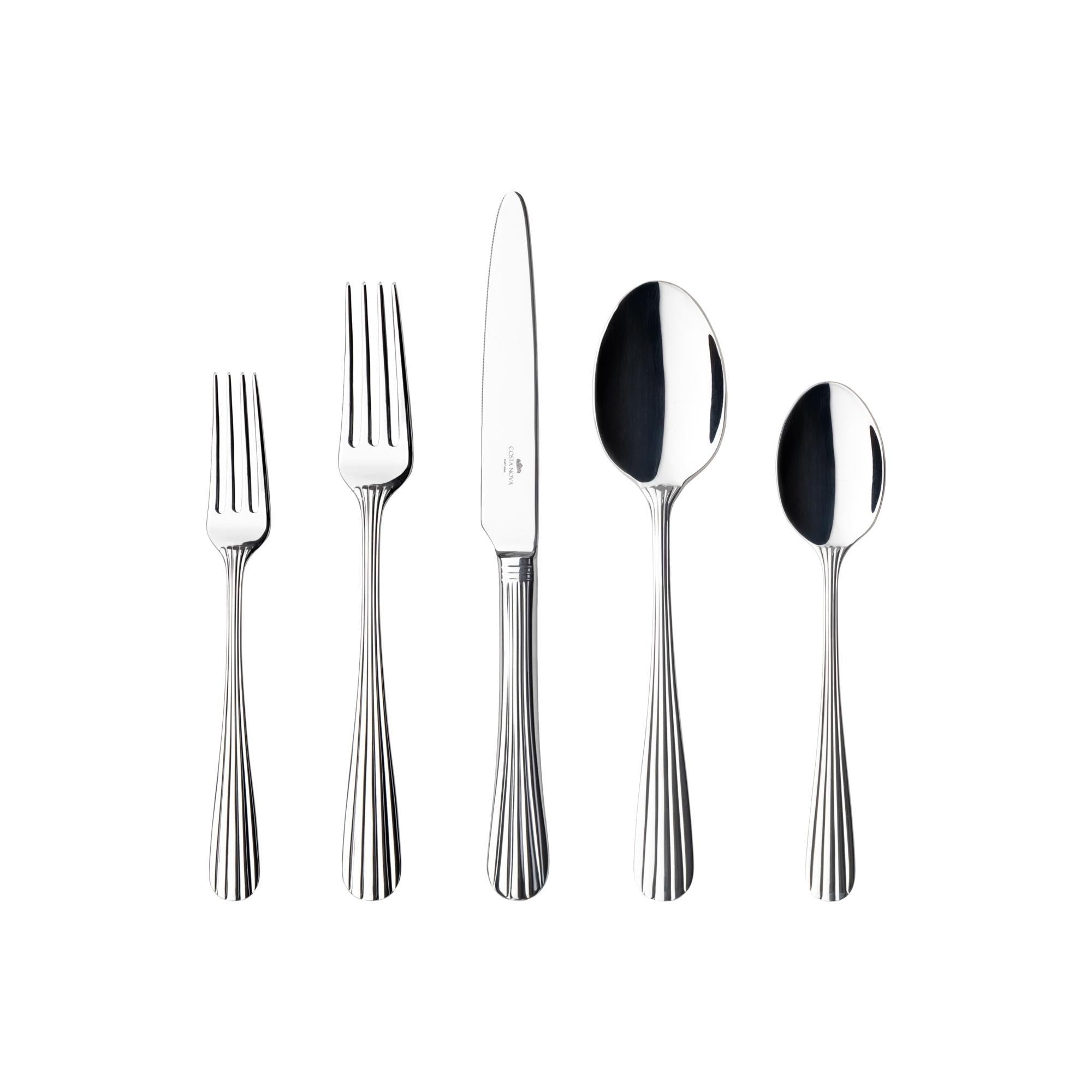 Flatware 5 pieces, Polished