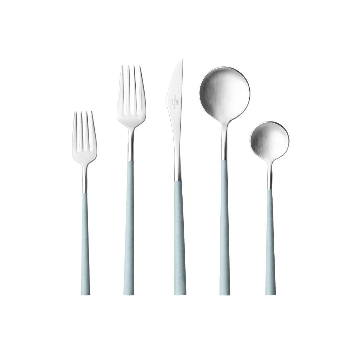 Flatware 5 pieces, Brushed  - mint