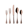 Flatware 5 pieces, Antique brown