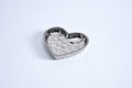 Mini Heart Dish Silver