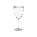 Water Glass Golden Rim 14 oz.