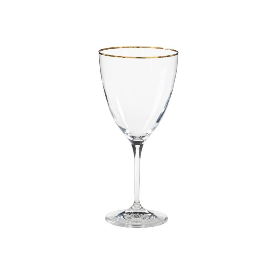 Water Glass Golden Rim 14 oz.
