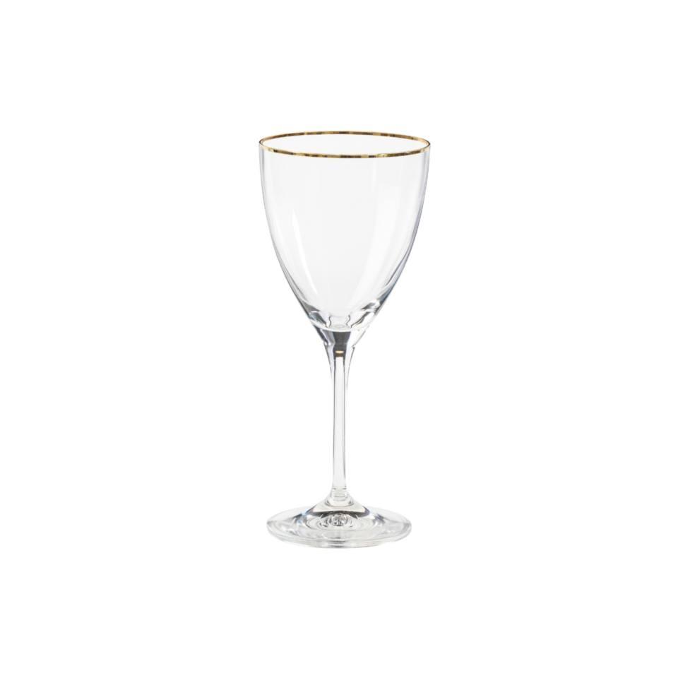 Wine Glass Golden Rim 9 oz.