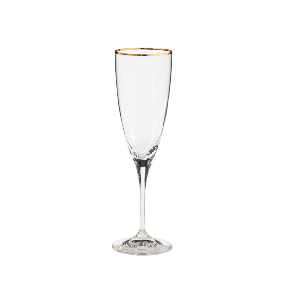 Flute Golden Rim 8 oz.