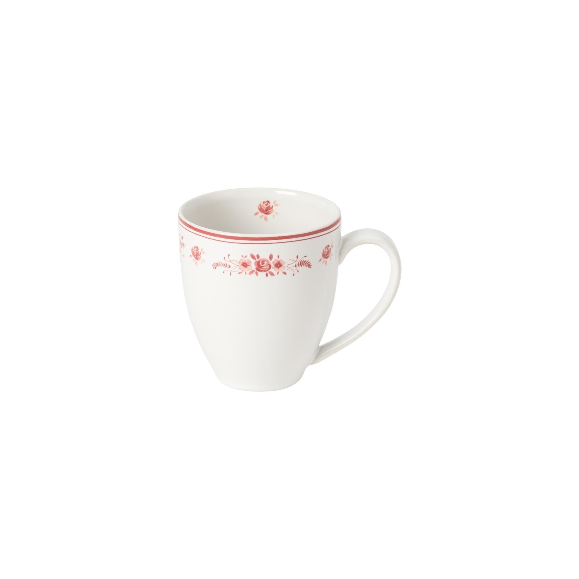 Mug, White-Red