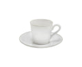 Coffee Cup and Saucer 3 oz., White-cream