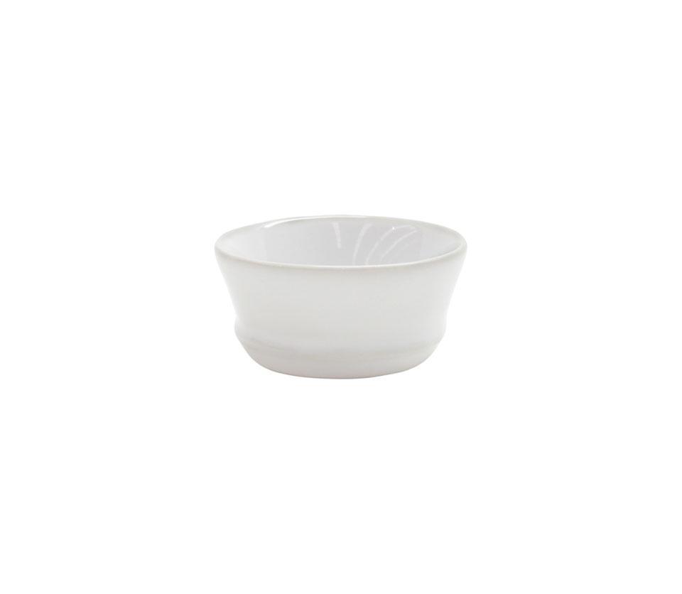 Ramekin/Butter Dish 3", White-cream