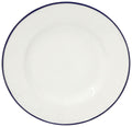 Bread Plate 6", White-blue