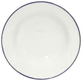 Soup/Pasta Plate 8", White-blue