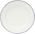 Dinner Plate 11", White-blue