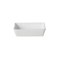 Rectangular Baker, White
