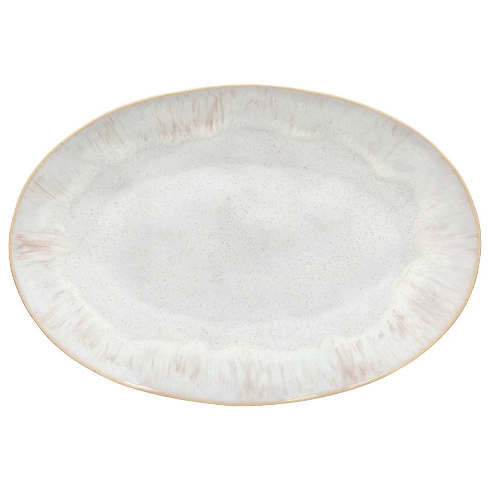 Oval Platter, Sand beige