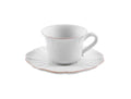 Tea Cup and Saucer 8 oz., White