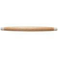 Beechwood french rolling pin w/ ceramic edges, Beech