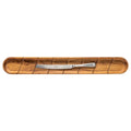 Gift Oak Baguette Board with Bread Knife