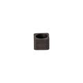 Set 4 Napkin rings square, Dark wood