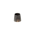 Set 4 Napkin rings round, Dark grey