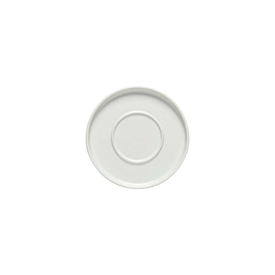 Tea saucer, White