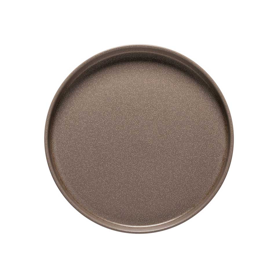Deep Round Plate, Oak