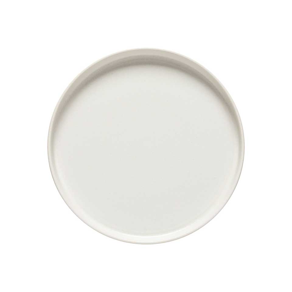Deep Round Plate, White