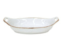 Oval Baker White
