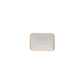 Soap Dish White and Gold