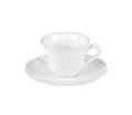 Tea Cup and Saucer 7 oz., White
