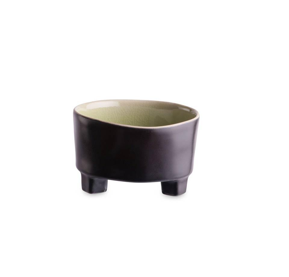 Footed Fruit Bowl, Vert frais