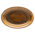 Oval Platter, Mocha-latte