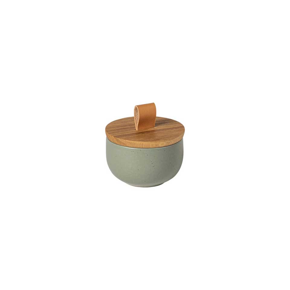 Salt cellar wood lid, Artichoke