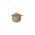 Sugar bowl wood lid, Artichoke