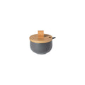Sugar bowl wood lid, Seed grey