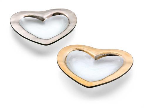 8" heart bowl