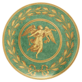 Green Luncheon Plate