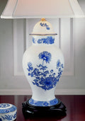 Imperial Blue Ginger Jar Lamp