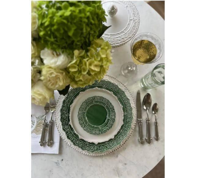 Italian Green Dinner Plate